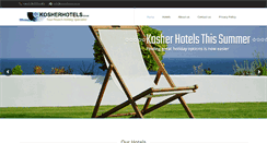 Desktop Screenshot of kosherhotels.co.uk
