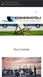 Mobile Screenshot of kosherhotels.co.uk